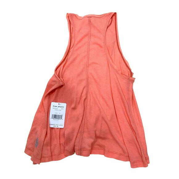 Free People Movement Coral Rose Tank Top Med Sleeveless Chic Style NWT Oversized - Picture 5 of 5